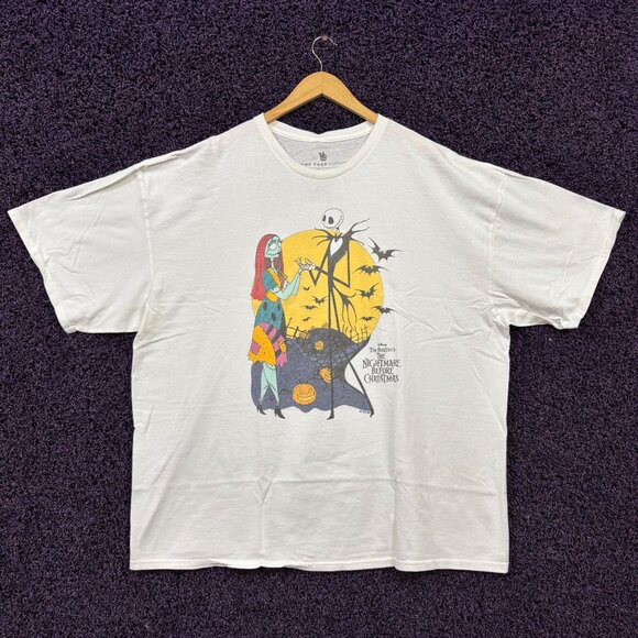 The Nightmare Before Christmas Jack and Sally T-Shirt Size XXL - Picture 1 of 4